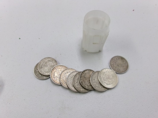 (10) SILVER DOLLARS