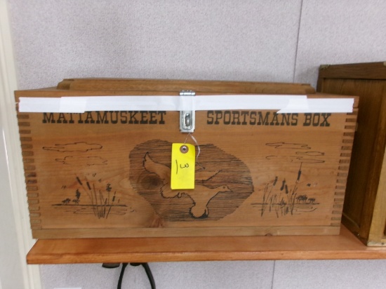 WOODEN AMMO BOX