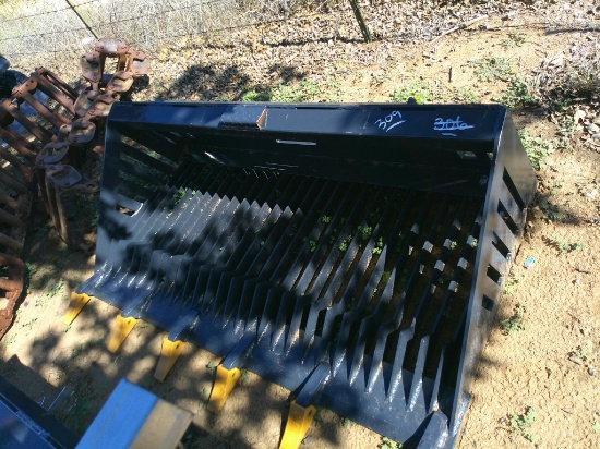 LAND HONOR 66" ROCK BUCKET F/ SKID STEER