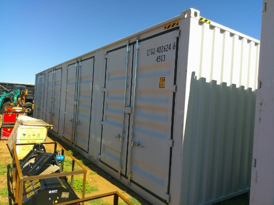 40FT SEA CONTAINER W/ 4 SIDE DOORS- 1 TRIP