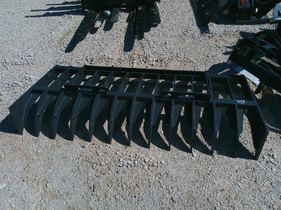 LAND HONOR 72" BRUSH RAKE F/ SKID STEER