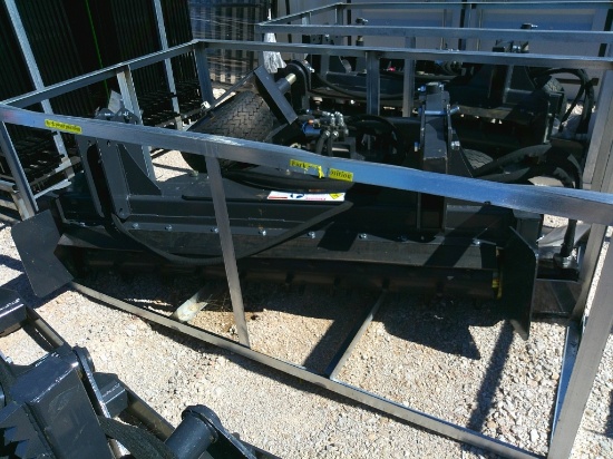 LAND HONOR 72" POWER RAKE F/ SKID STEER