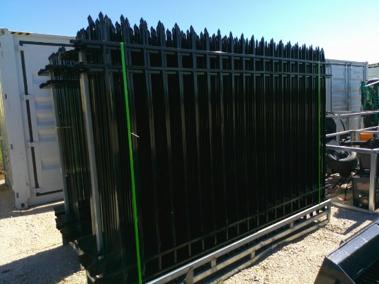 (20) PCS 10FTx7FT SITE FENCING W/ POSTS