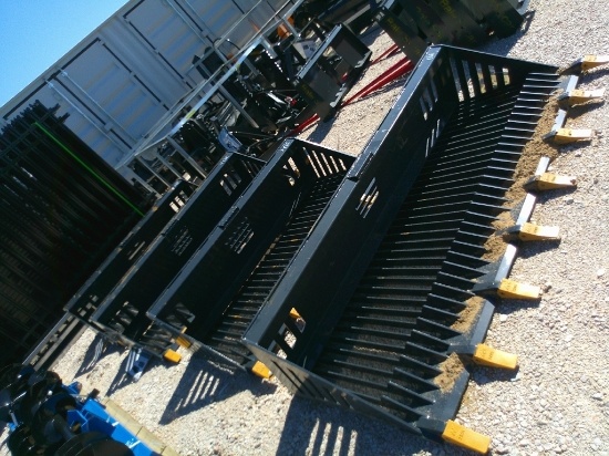 LAND HONOR 66" ROCK BUCKET F/ SKID STEER