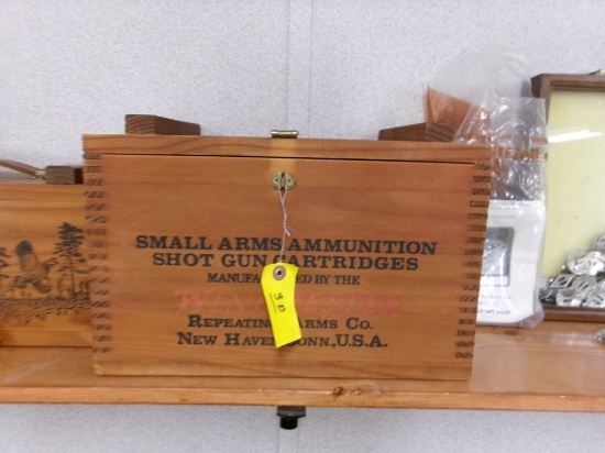 WOODEN AMMO BOX