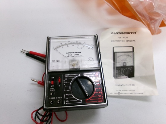 MICRONTA FET-JOM OHM METER