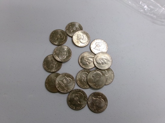 (15) 1976 EISENHOWER DOLLARS