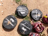 SET 4 GUAGE 25FT JUMPER CABLES IN BAG