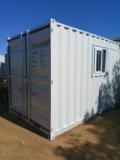 12FT SEA CONTAINER W/ SIDE DOOR & WINDOW