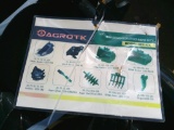 (9) PCS MINI EXCAVATOR ATTACHMENTS