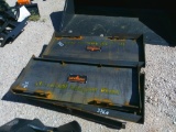 (1) SOLID SKID STEER PLATE