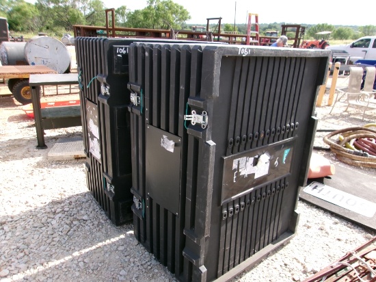 PLASTIC CRATE ON WHEELS