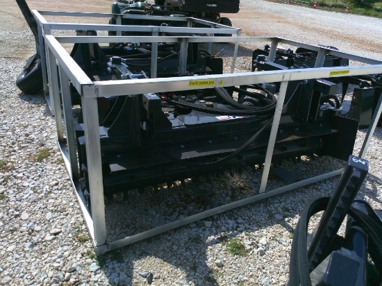 LAND HONOR 72" POWER RAKE F/ SKID STEER