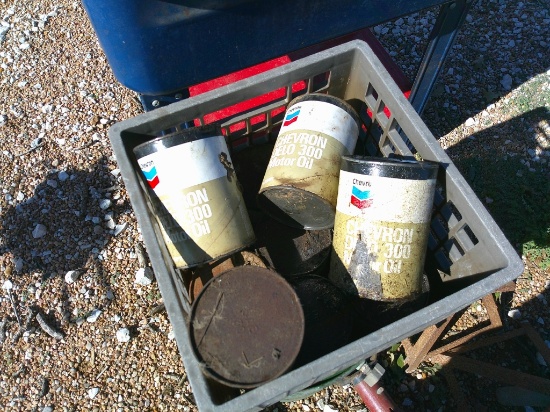 CRATE OIL IN PAPER CANS