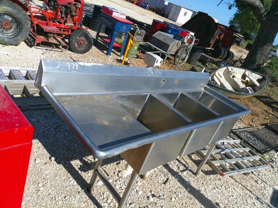 SS 3-COMP SINK
