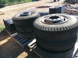 10.00-20 TIRES ON 10-HOLE WHEELS
