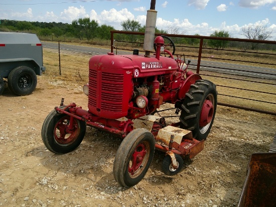 FARM-ALL SUPER A TRACTOR W/ MOWER