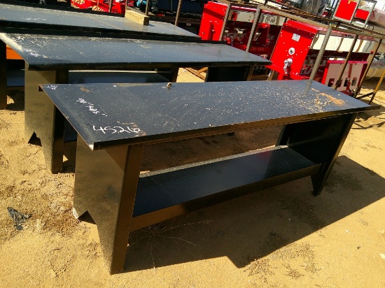 90"x25" ALL METAL SHOP TABLE