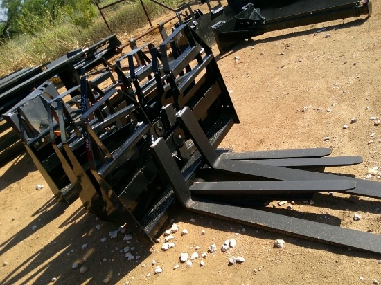 MOWER KING 48" PALLET FORKS F/ SKID STEER
