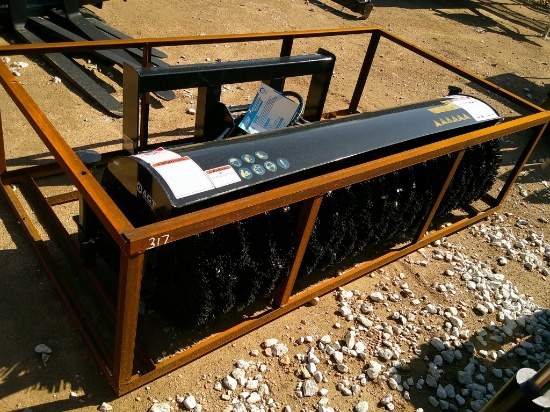 MOWER KING 72" ANGLE BROOM F/ SKID STEER