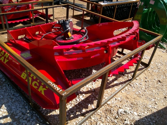 TOP CAT 77" H.DUTY BRUSH CUTTER F/ SKID STEER