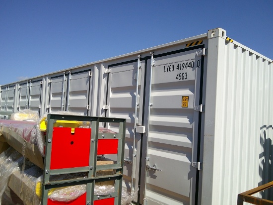 40FT SEA CONTAINER W/ 4 SIDE DOORS- 1 TRIP