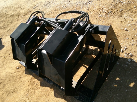 FUTURE 72" ROCK BUCKET W/ GRAPPLE F/ SKID STEER