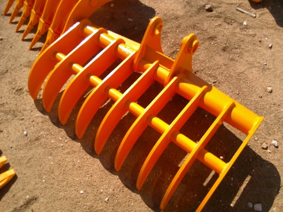FUTURE 44" RAKE F/ CAT 305 EXCAVATOR- DENSE TEETH