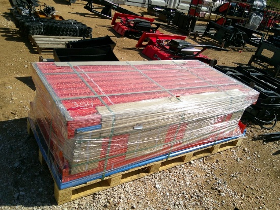 40FT 6 SECTION METAL STORAGE SHELVING