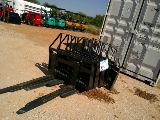 MOWER KING 48" PALLET FORKS F/ SKID STEER