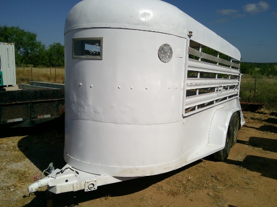 T.PULL 16FT COVERED STOCK TRLR- LIC REC
