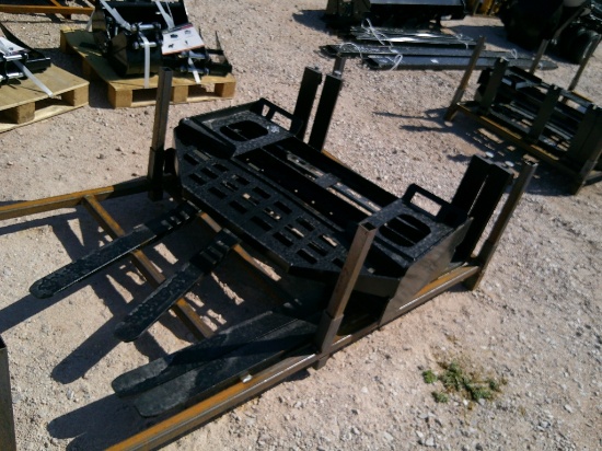 (1) SET FUTURE FORKS F/ SKID STEER- NEED ASSEMBLY