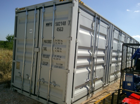 40FT SEA CONTAINER W/ 4 SIDE DOORS- 1 TRIP