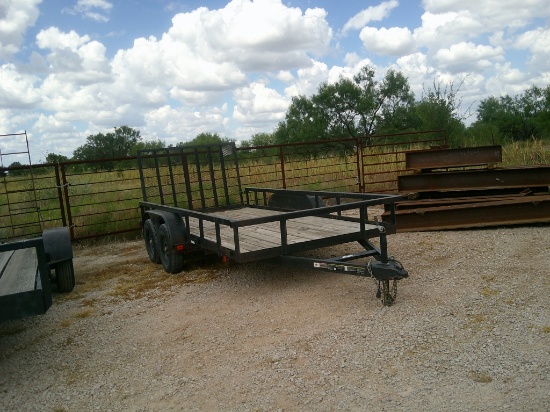 T.Pull 14ft Ramp Gate Trlr- Title