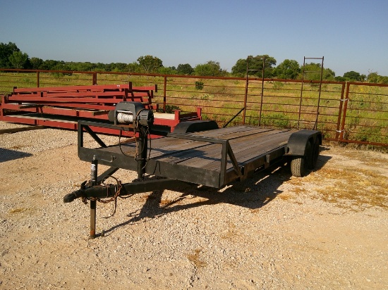 T.Pull 18ft Shop Made Trlr- No Papers