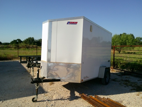 2023 PACE T.PULL 12FTx6FT ENCLOSED TRLR- TITLE