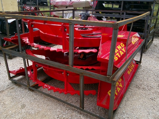 TOP CAT 77" H.DUTY BRUSH CUTTER F/ SKID STEER