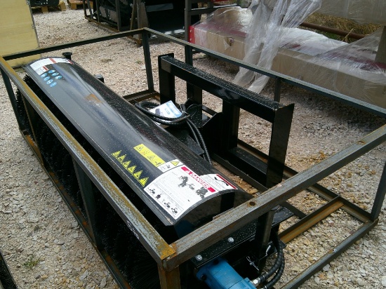 MOWER KING 72" ANGLE BROOM F/ SKID STEER