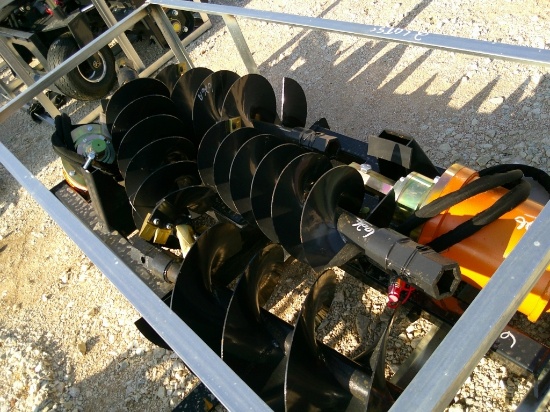 LAND HONOR PH DIGGER W/ 2 AUGERS F/ SKID STEER