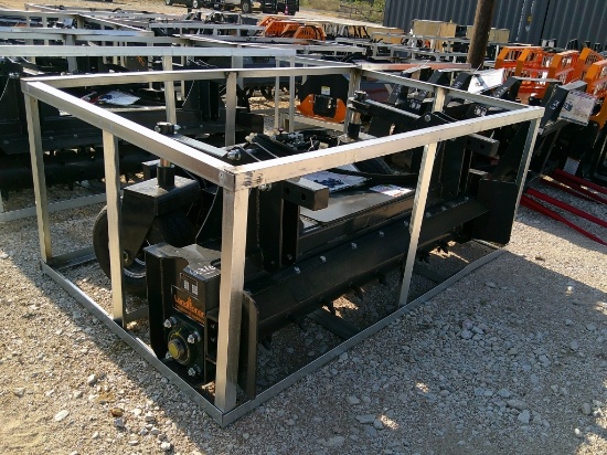 LAND HONOR 84" POWER RAKE F/ SKID STEER