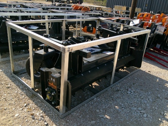LAND HONOR 84" POWER RAKE F/ SKID STEER