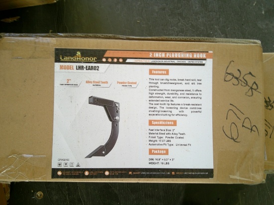 Land Honor 2" Plowing Hook