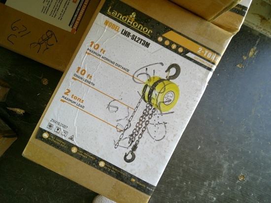 LAND HONOR 2-TON CHAIN HOIST