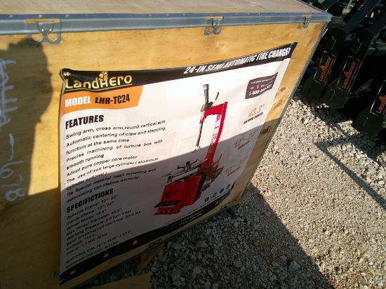 LAND HONOR 24" SEMI AUTO TIRE CHANGER