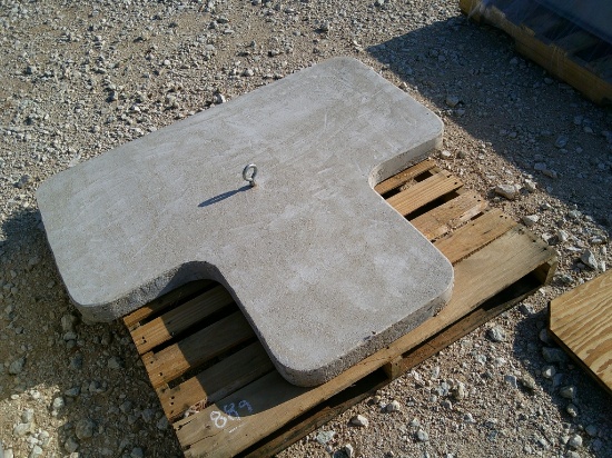 CONCRETE SHOOTING BENCH TOP
