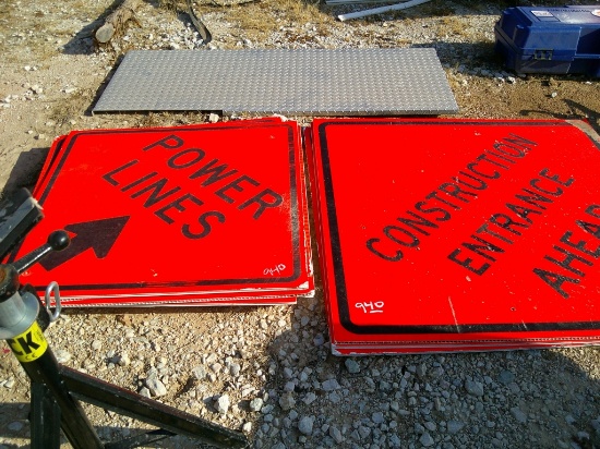 MISC CONSTRUCTION SIGNS