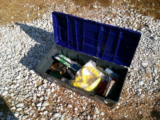 TOOL BOX W/ MISC ITEMS