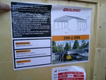 SDLC 20FTx20FT CARPORT