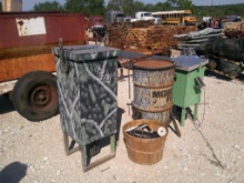 (3) DEER FEEDERS- PARTS