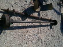 (2) AXLES & FENDERS